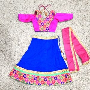 Toddler indian chaniya choli size 20